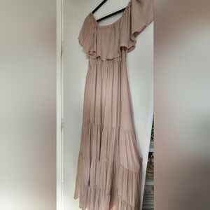 Forever 21 Light Pink Maxi Skirt